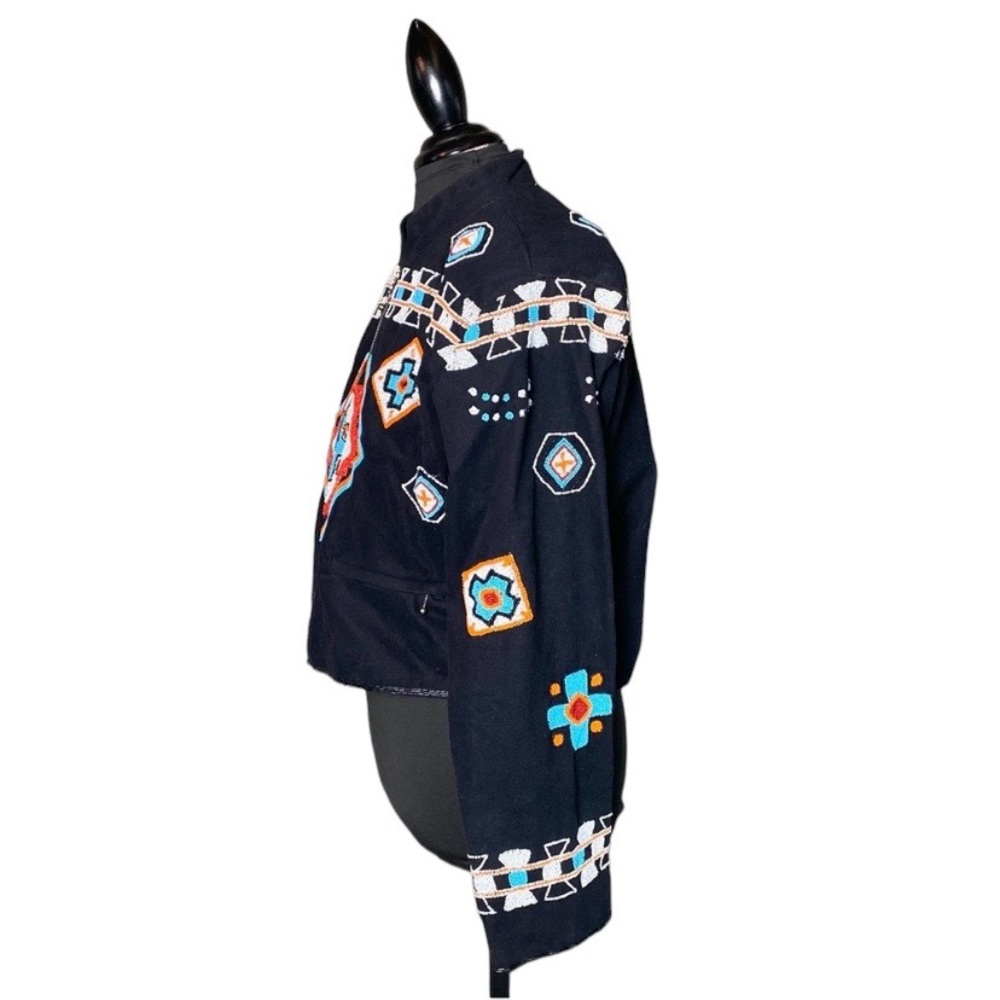 NWT VTG STONE RIVER BEADED TRIBAL JACKET - Picture 5 of 15